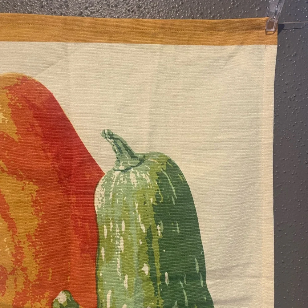 Williams Sonoma Xochi Harvest Gourd Tea Towel